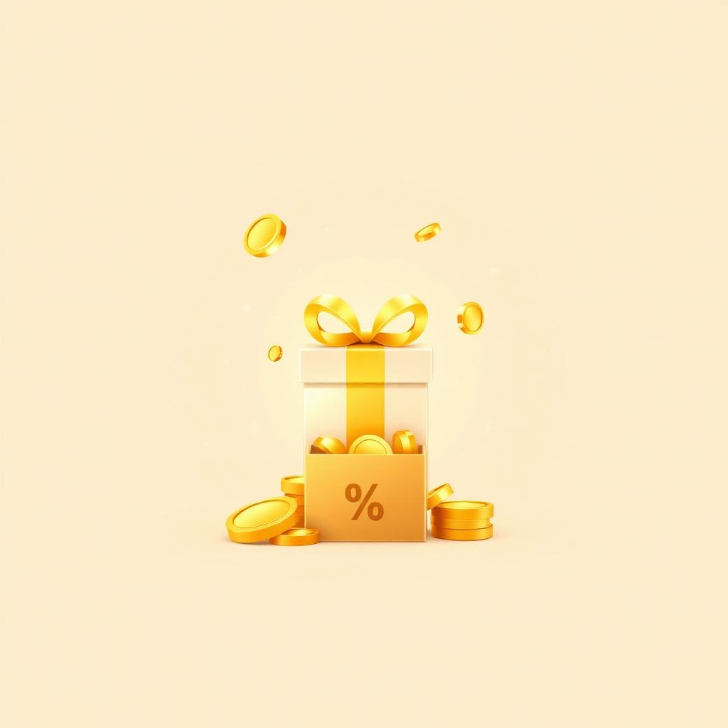 Bonos verificados en casinos online europeos - caja de regalo con monedas doradas