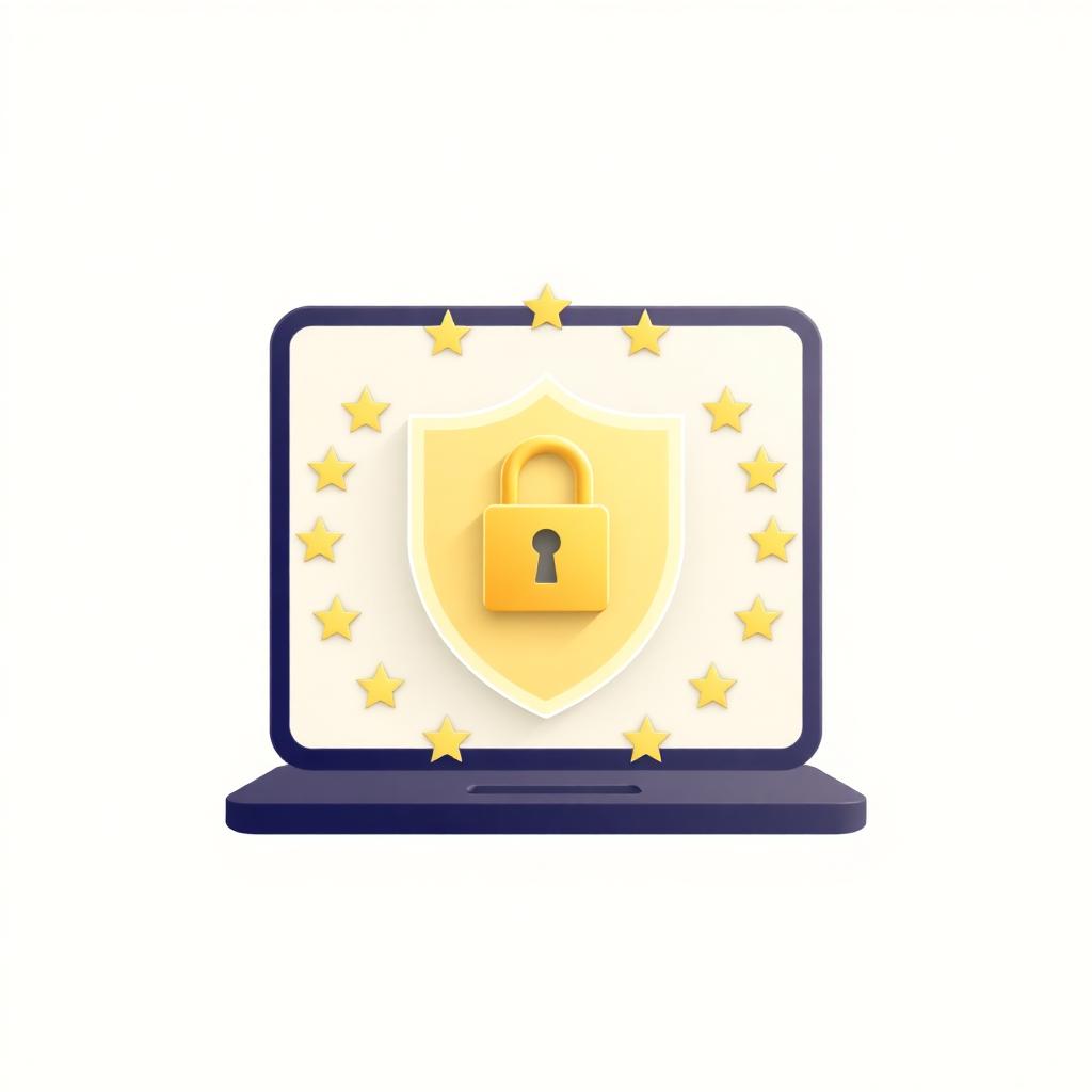 Seguridad y licencias europeas de casinos online - escudo con estrellas de la UE